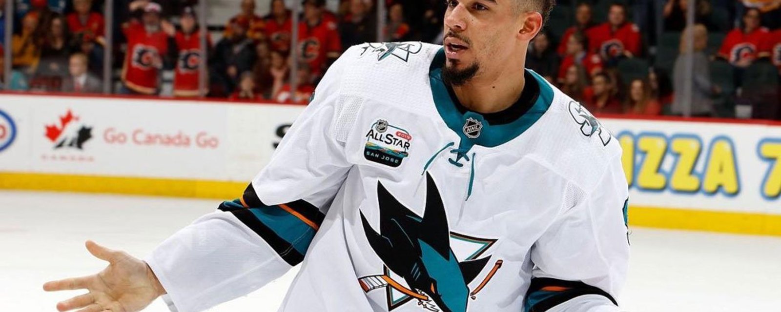 Sharks failed to trade Evander Kane before gambling scandal!  