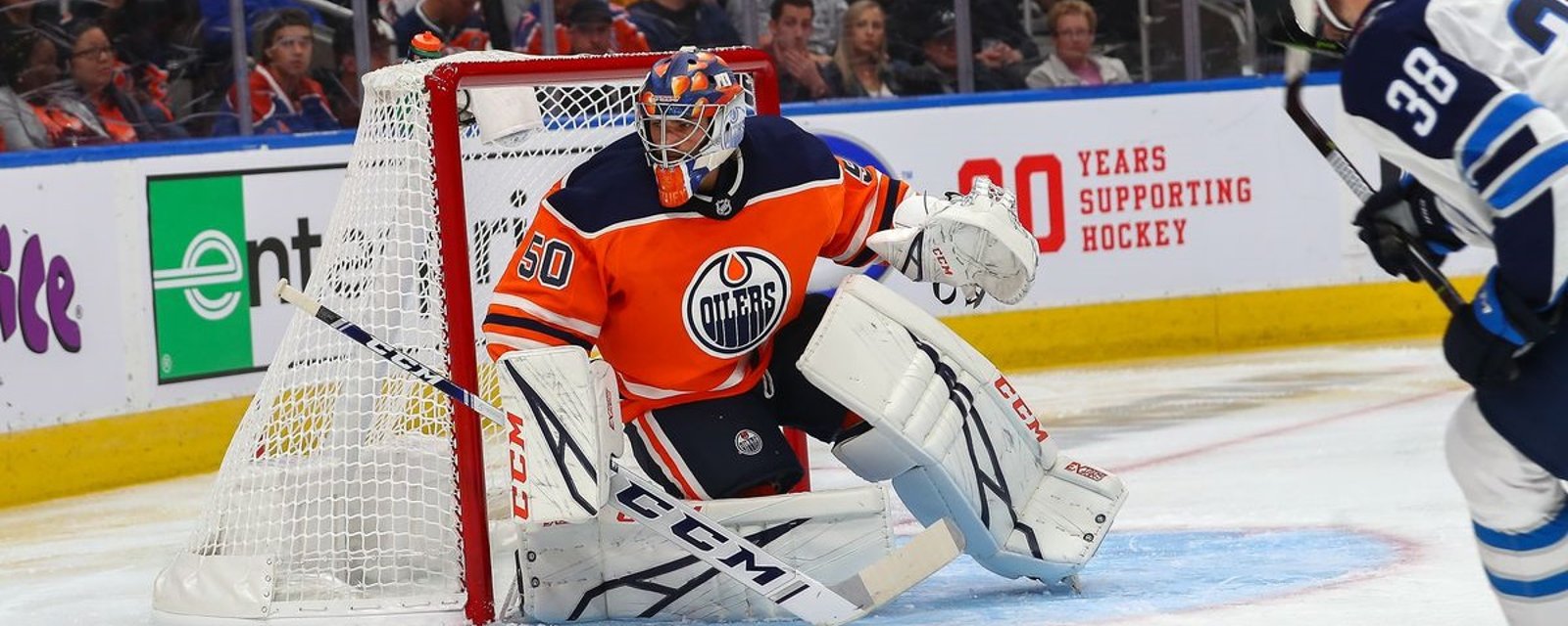 Oilers sign goaltender Stuart Skinner to two year deal.