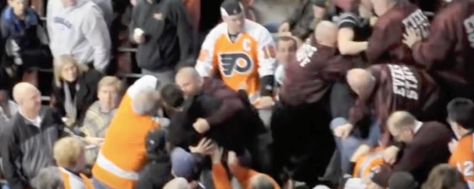 NHL fan fights caught on video