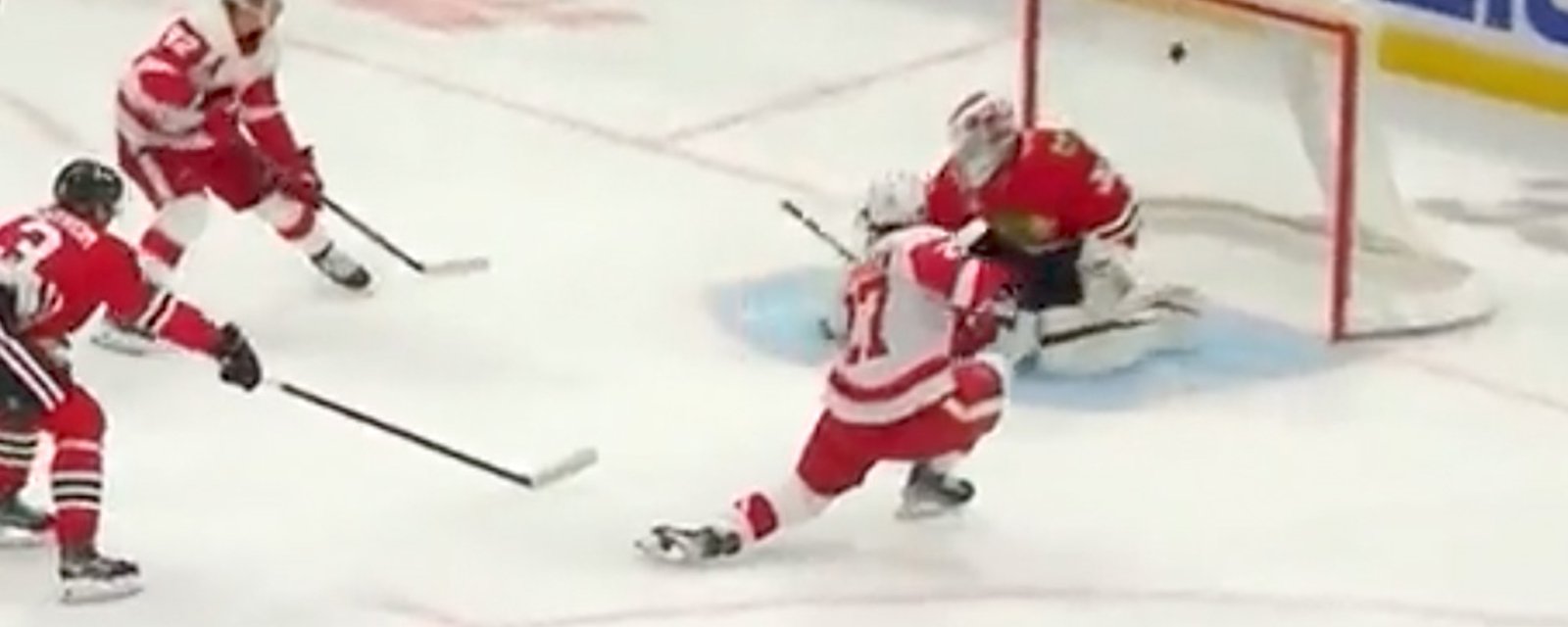 Michael Rasmussen buries 1st Red Wings pre-season goal (VIDEO)