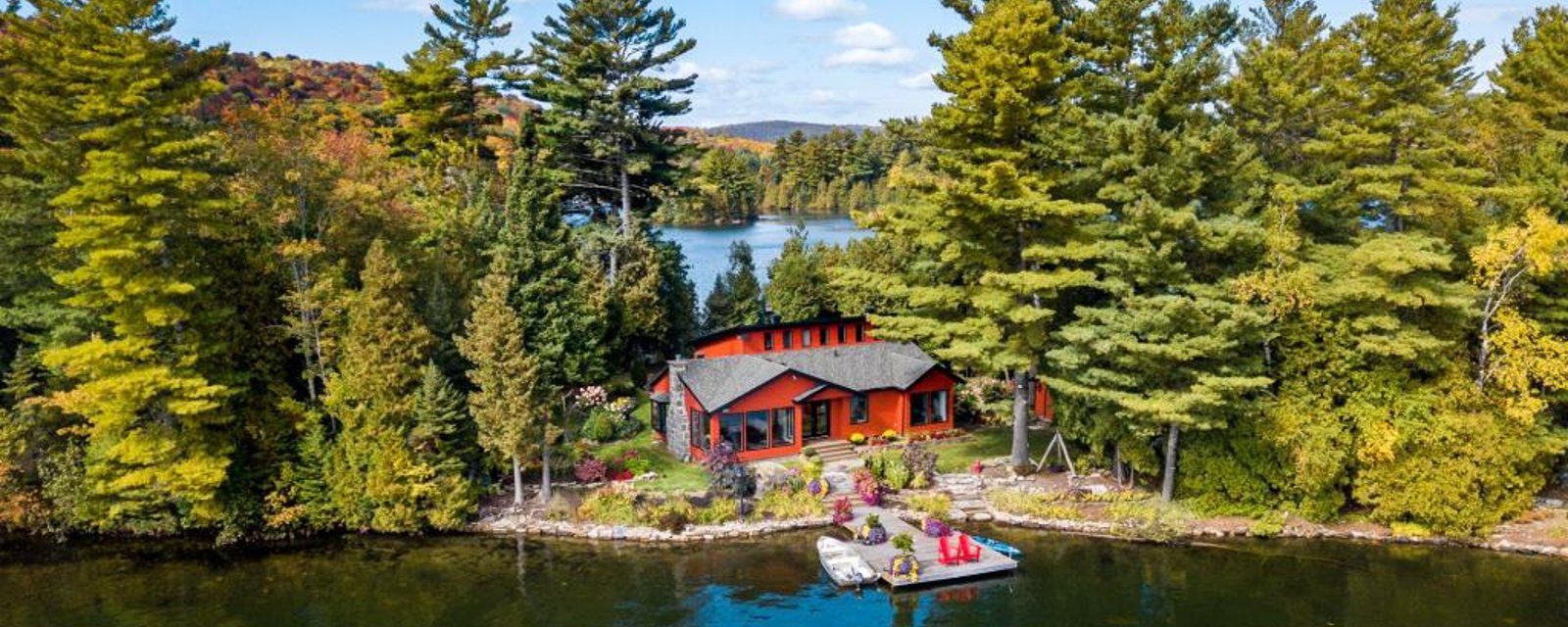 Résidence sur une île privée offrant un style de vie unique, un intérieur hors du commun et un panorama à couper le souffle