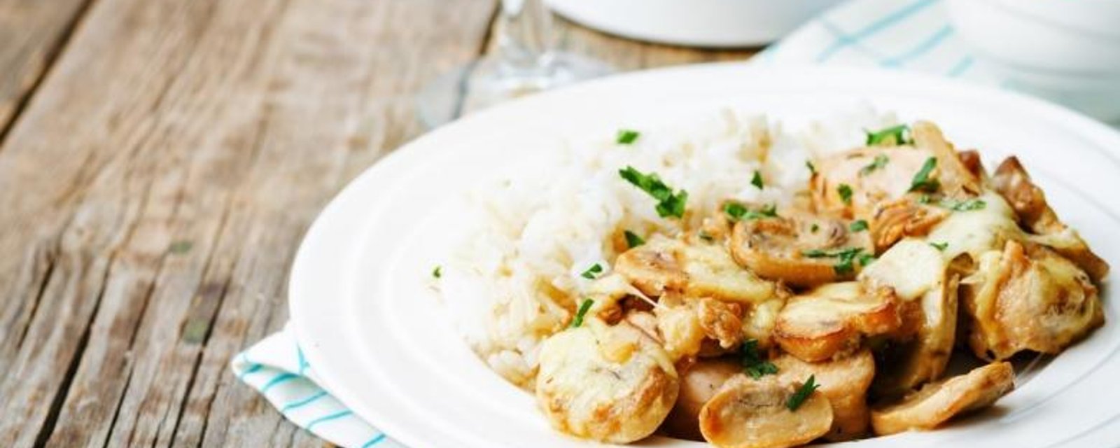 Champignons à l'ail et au fromage à la crème 