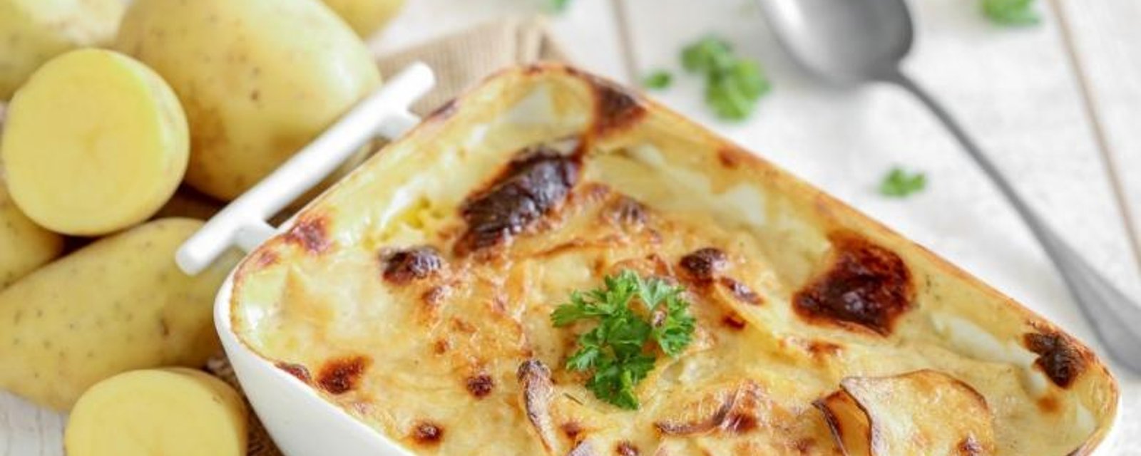 Gratin de pommes de terre et oignons..Miam 