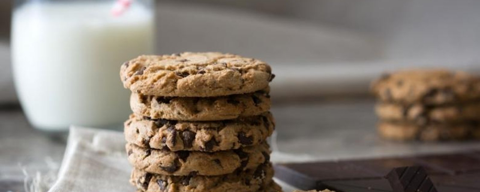 Biscuits aux brisures de chocolat et fromage à la crème