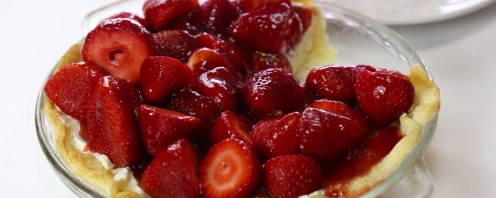 Tarte aux fraises et fromage à la crème