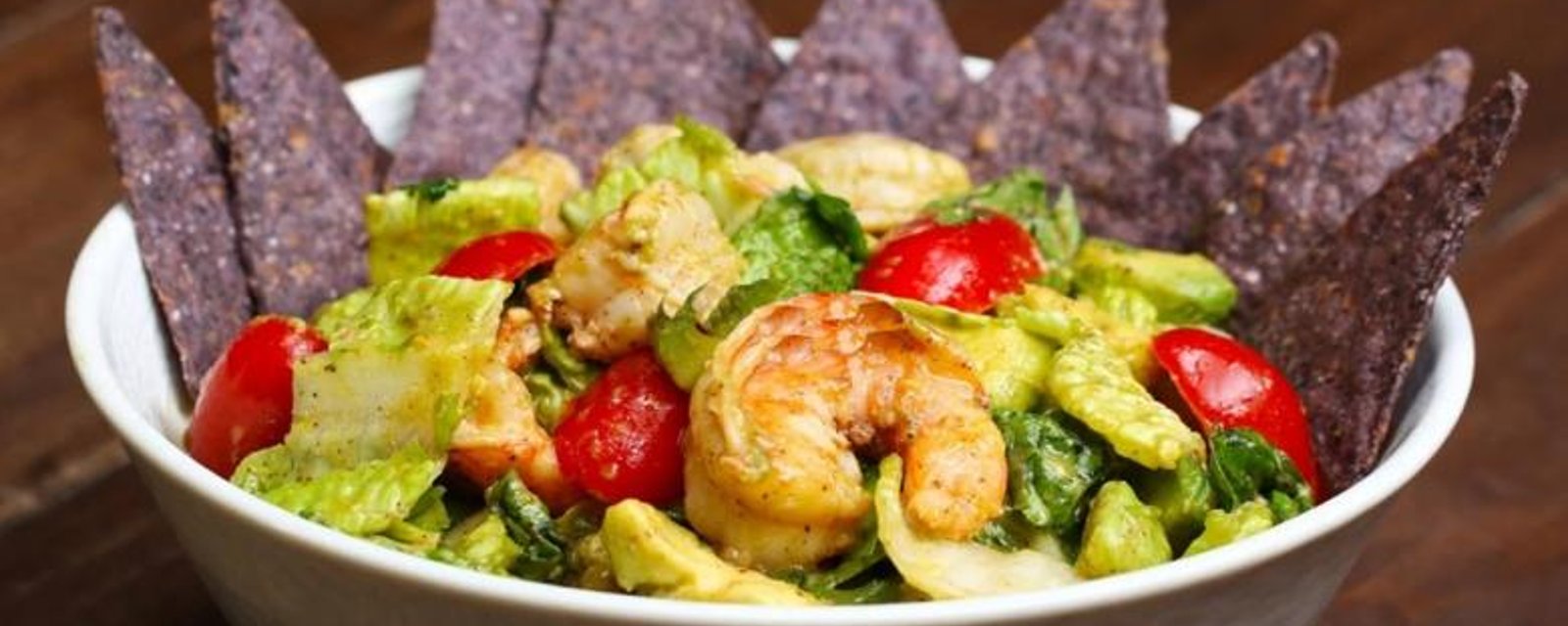 Salade de crevettes et d'avocats