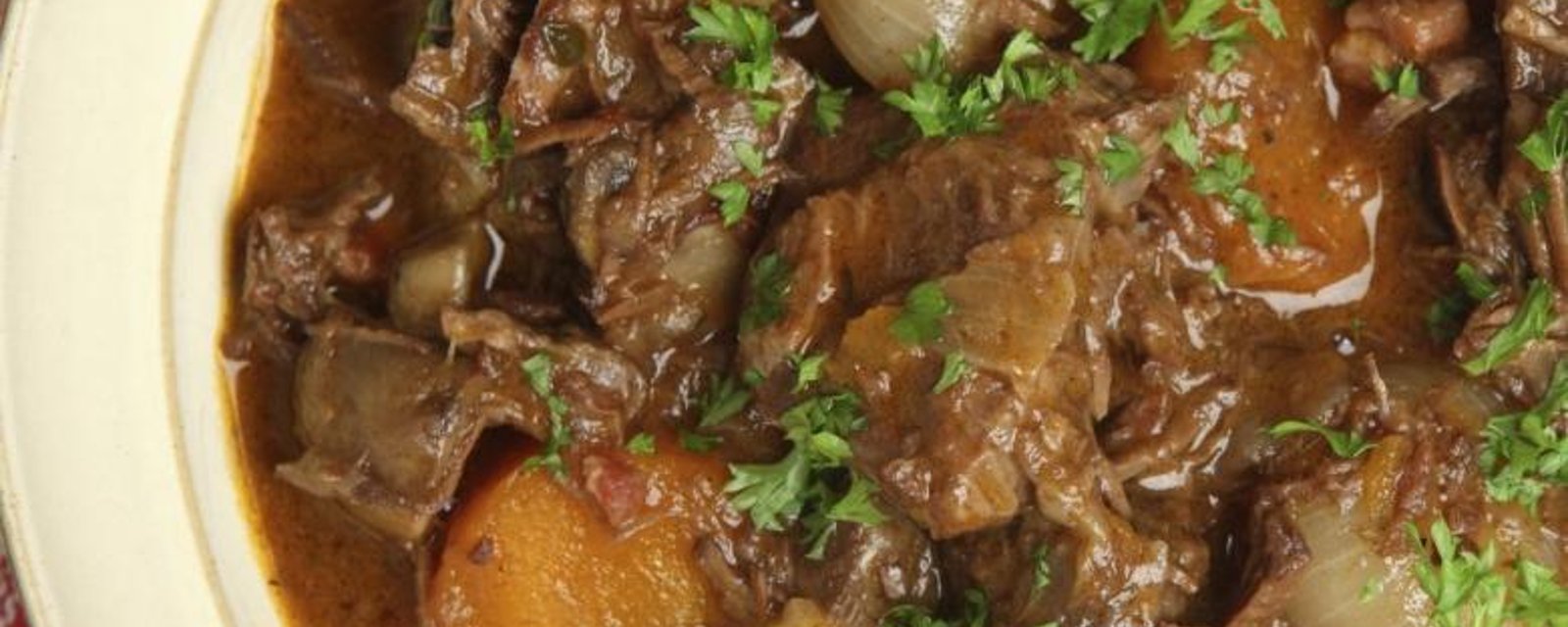 Boeuf bourguignon à la mijoteuse