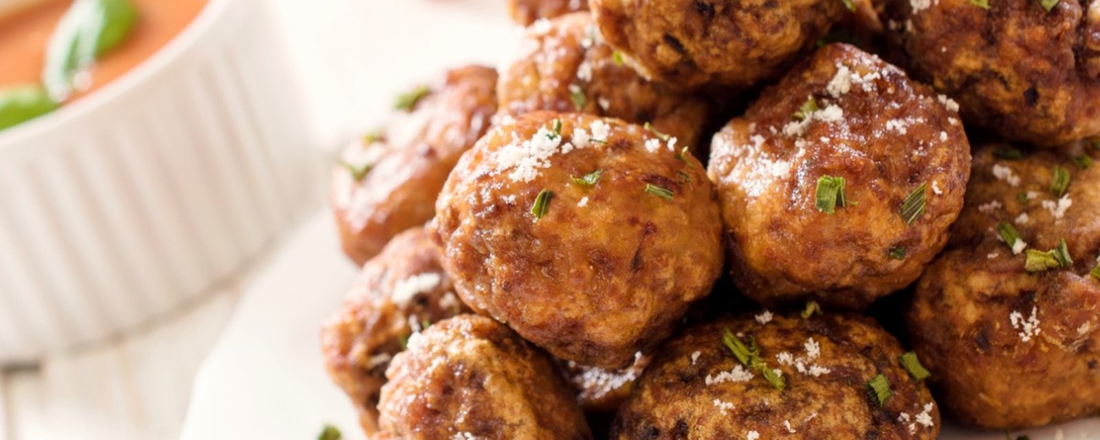 Boulettes de poulet glacées au miel... Trempette Ranch Buffalo maison