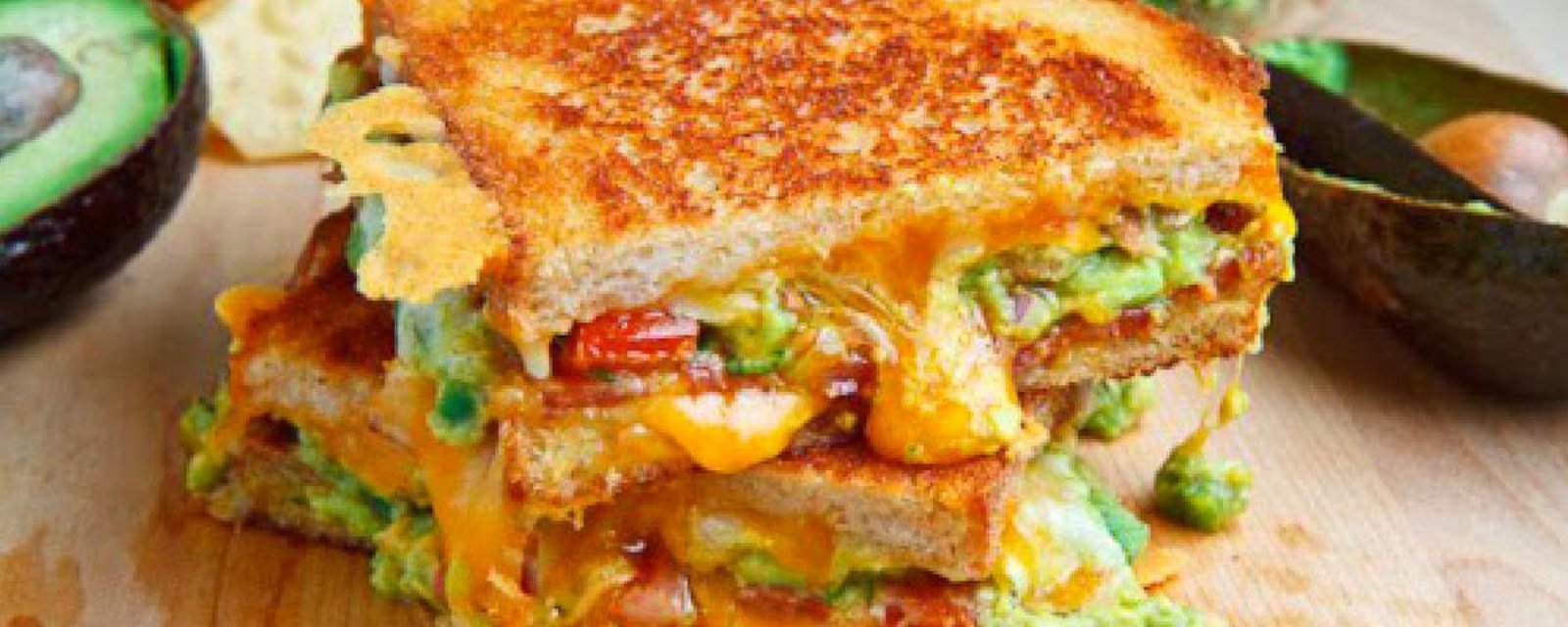 Grilled-Cheese Bacon &amp; Guacamole