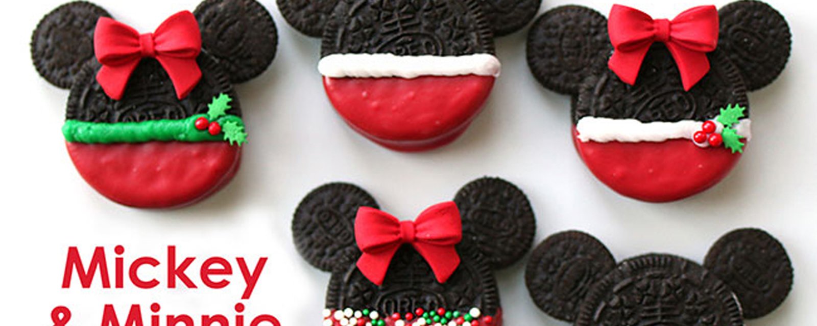 Ajoutez la magie de Disney à Noël avec ces biscuits sans cuisson Mickey &amp; Minnie!