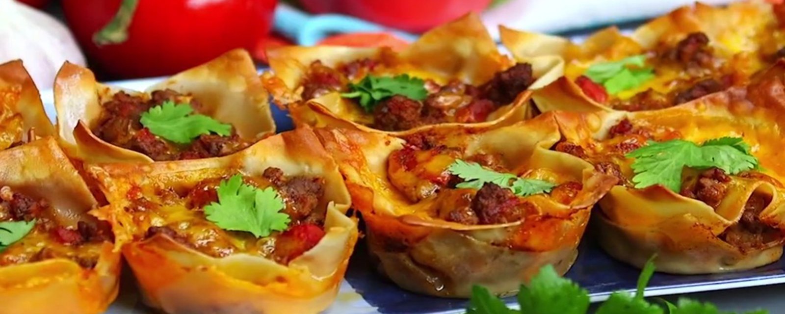 Une bouchée originale et savoureuse vous attend dans cette pâte wonton!