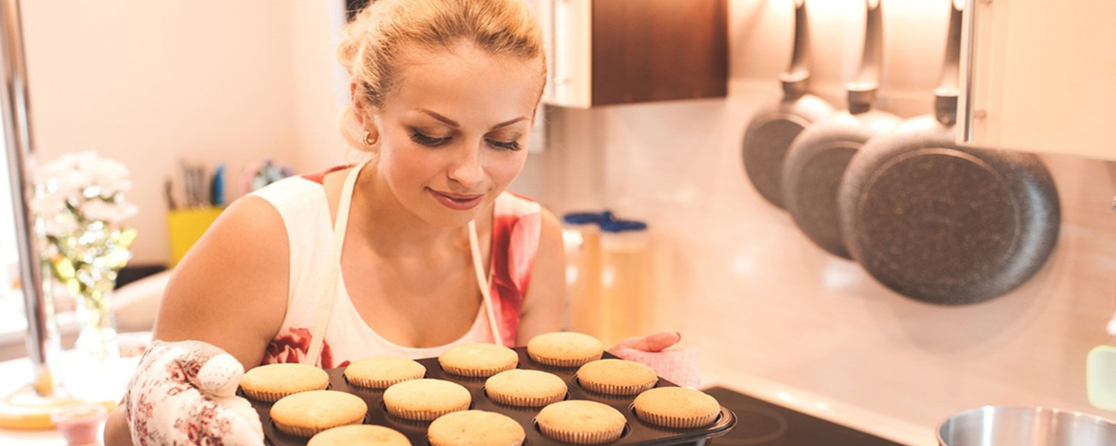 Sa maison dégage une odeur de pâtisserie en tout temps et ce, sans même qu'elle ai cuisiné... 