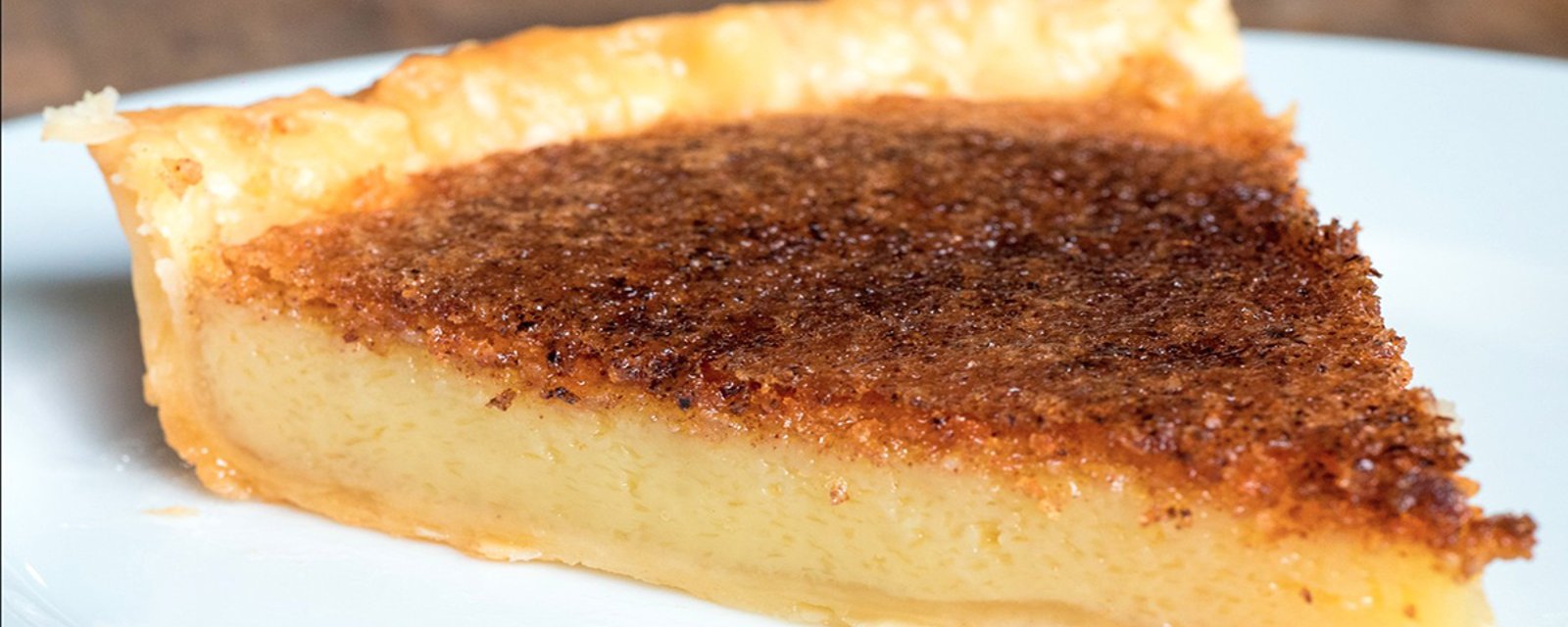 Tarte au vinaigre de cidre, une recette qui se transmet de génération en génération.