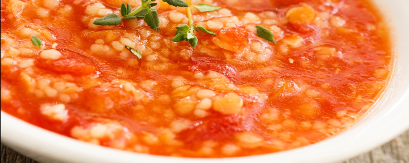 Soupe tomate et orge de Campbell, sans contredit la meilleure que vous aurez goutée