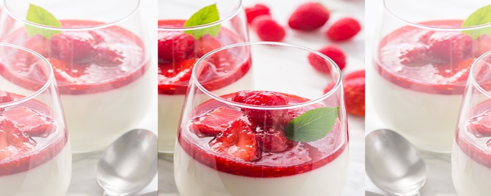 Panna Cotta aux framboises immanquable