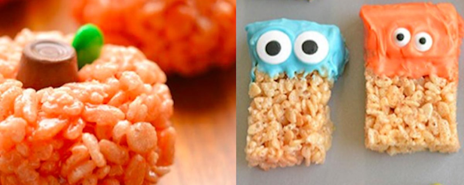 Pour Halloween, préparez ces deux gâteries à base de Rice Krispies