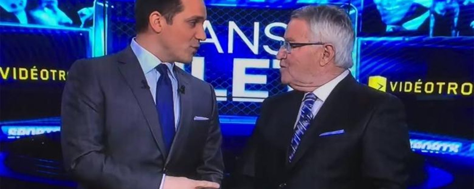 Tout un malaise en direct à TVA Sports! Pauvre Michel Bergeron...