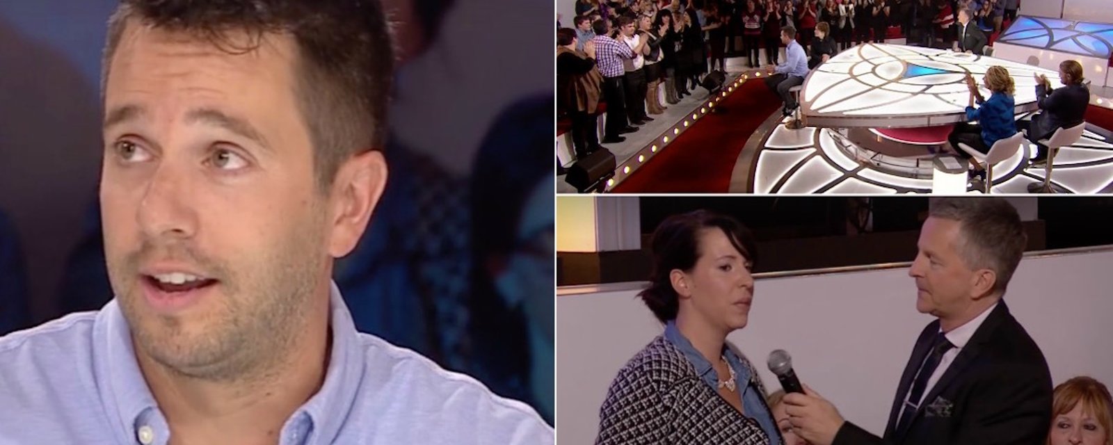Alexandre Barrette et la maman d'un enfant trisomique provoquent un moment fort en émotion...