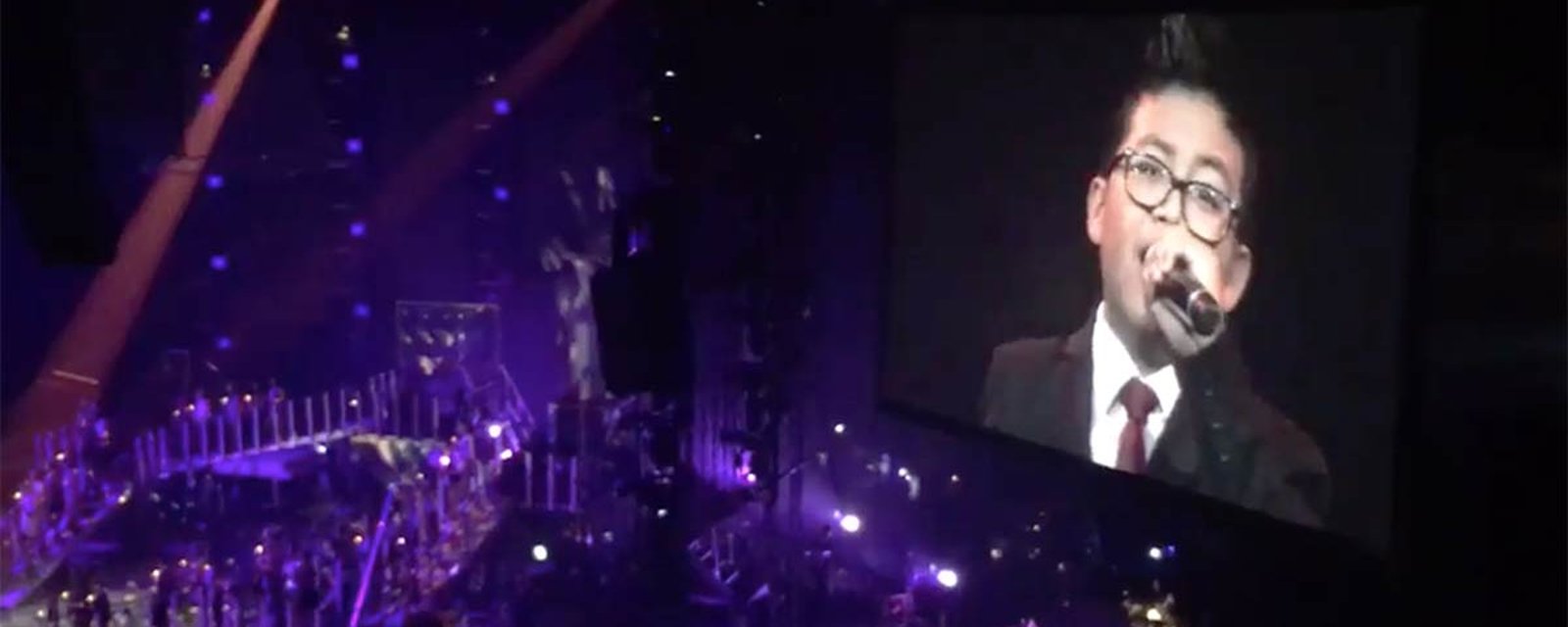 Andy Khun vole la vedette au grand spectacle de La Voix Junior... WOW!!!