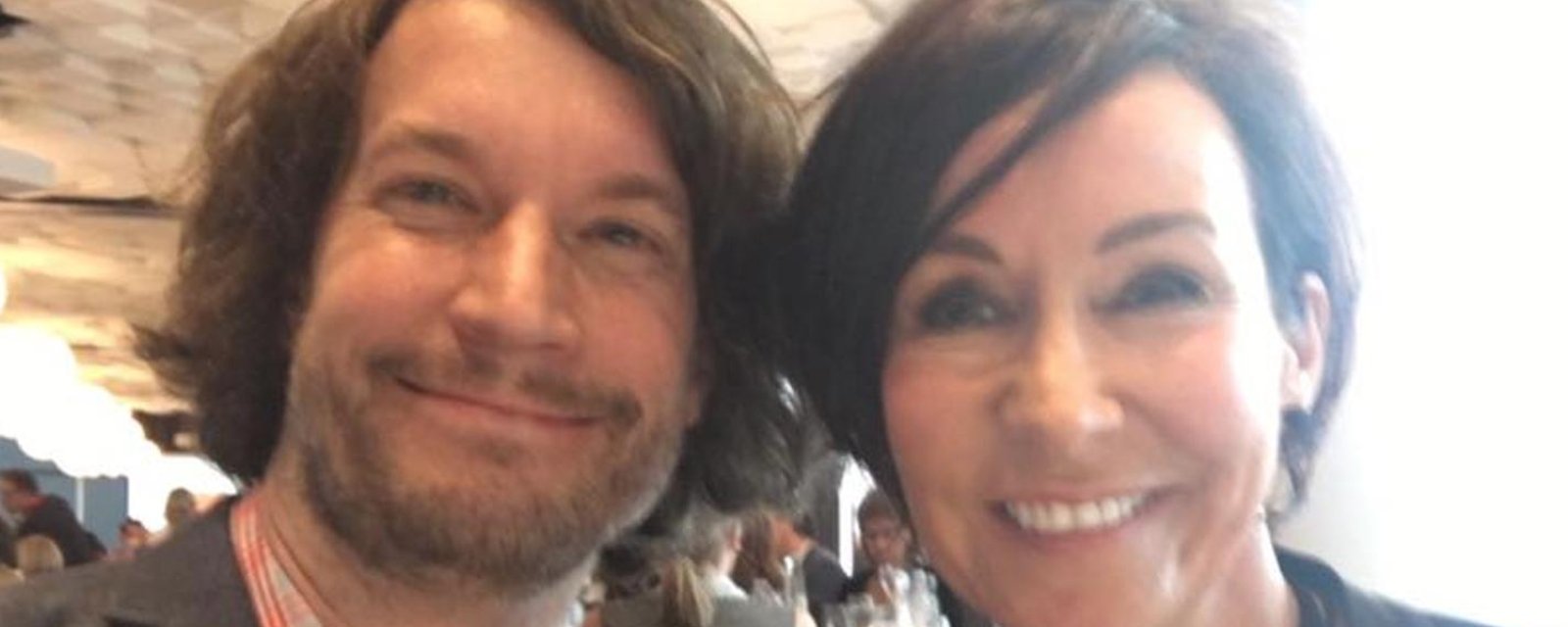 Josée Boudreault vient de recevoir un cadeau absolument parfait