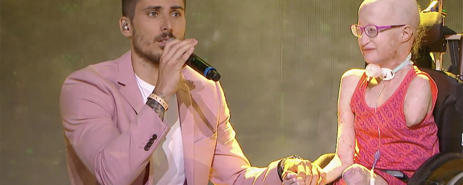 Kevin Bazinet nous offre le moment le plus bouleversant du Téléthon Enfant Soleil