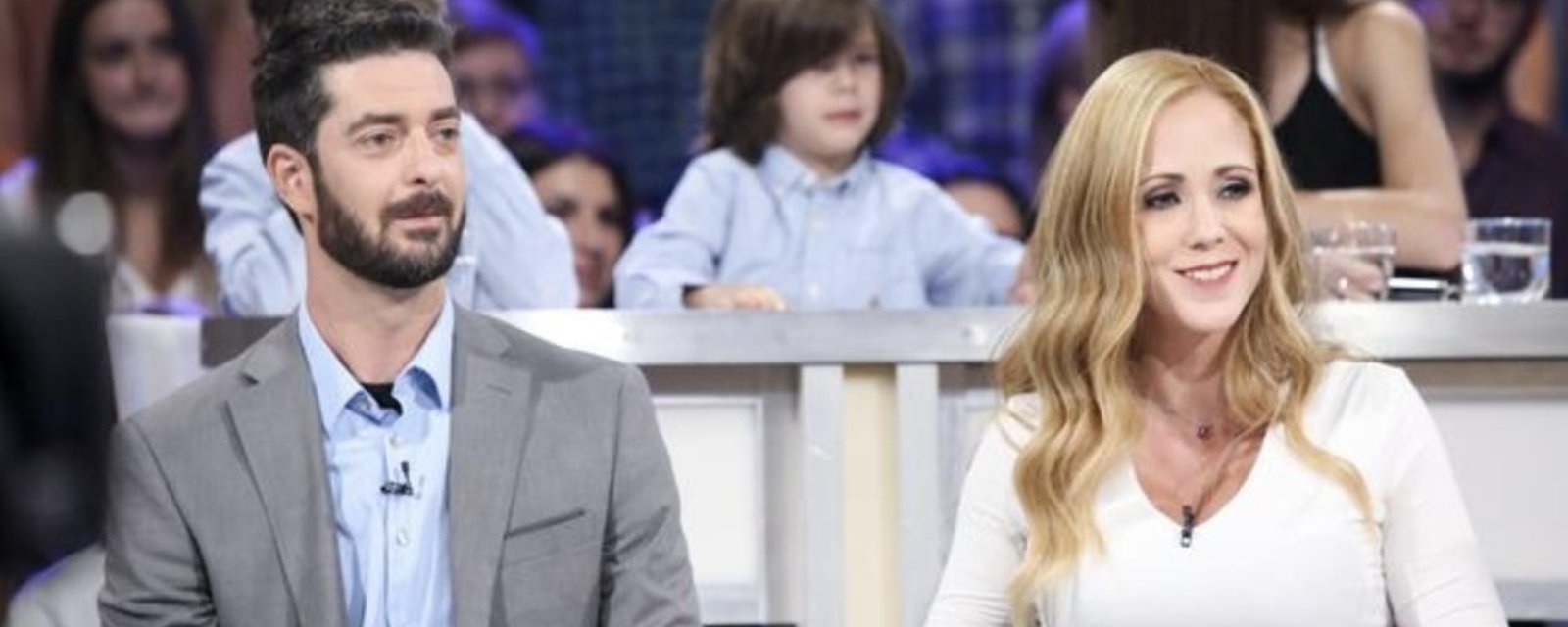 Tara et Pascal de La famille Groulx publient une adorable photo de leur 11e enfant qui a quelques semaines