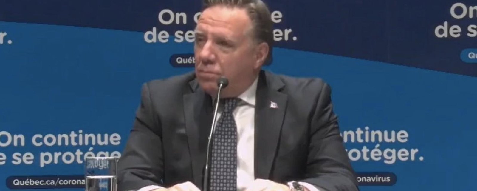 François Legault s'en prend à un journaliste de Radio X en pleine conférence de presse