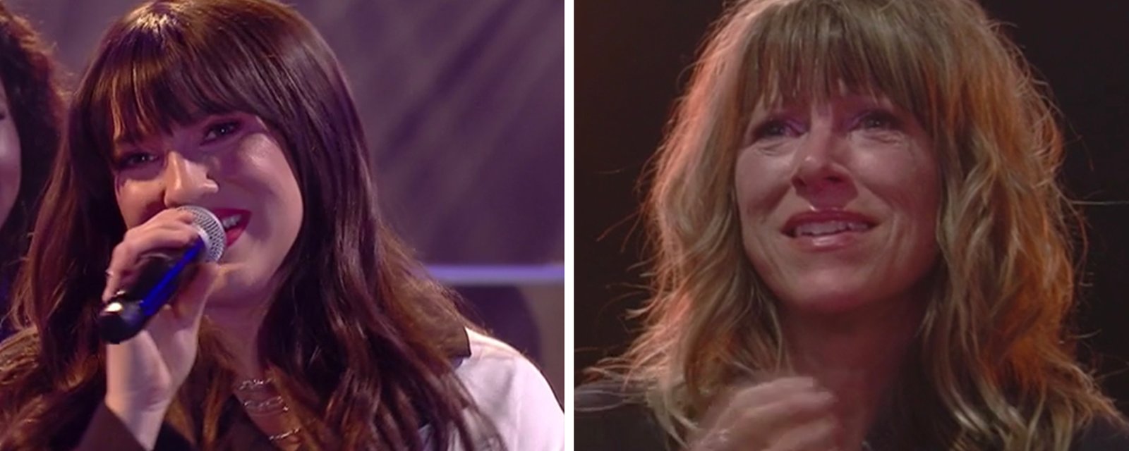 Les réactions de Luce Dufault devant la performance de sa fille Lunou à Star Académie volent la vedette