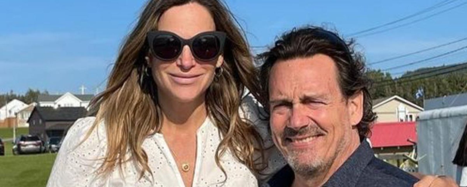 Première sortie pour PKP et Pascale Bourbeau après la naissance de bébé Gabriel