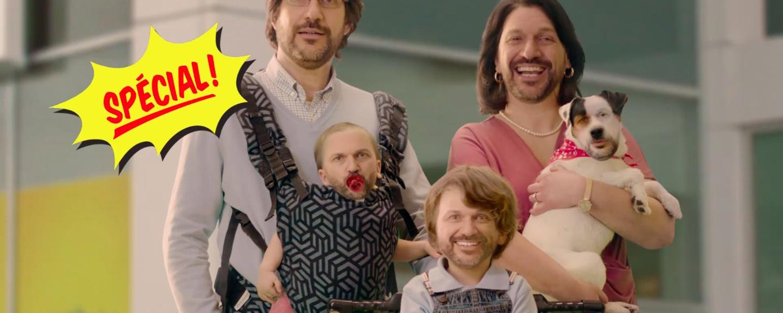 C'est la fête de Martin Matte et il nous offre une version toute spéciale de sa pub de Maxi