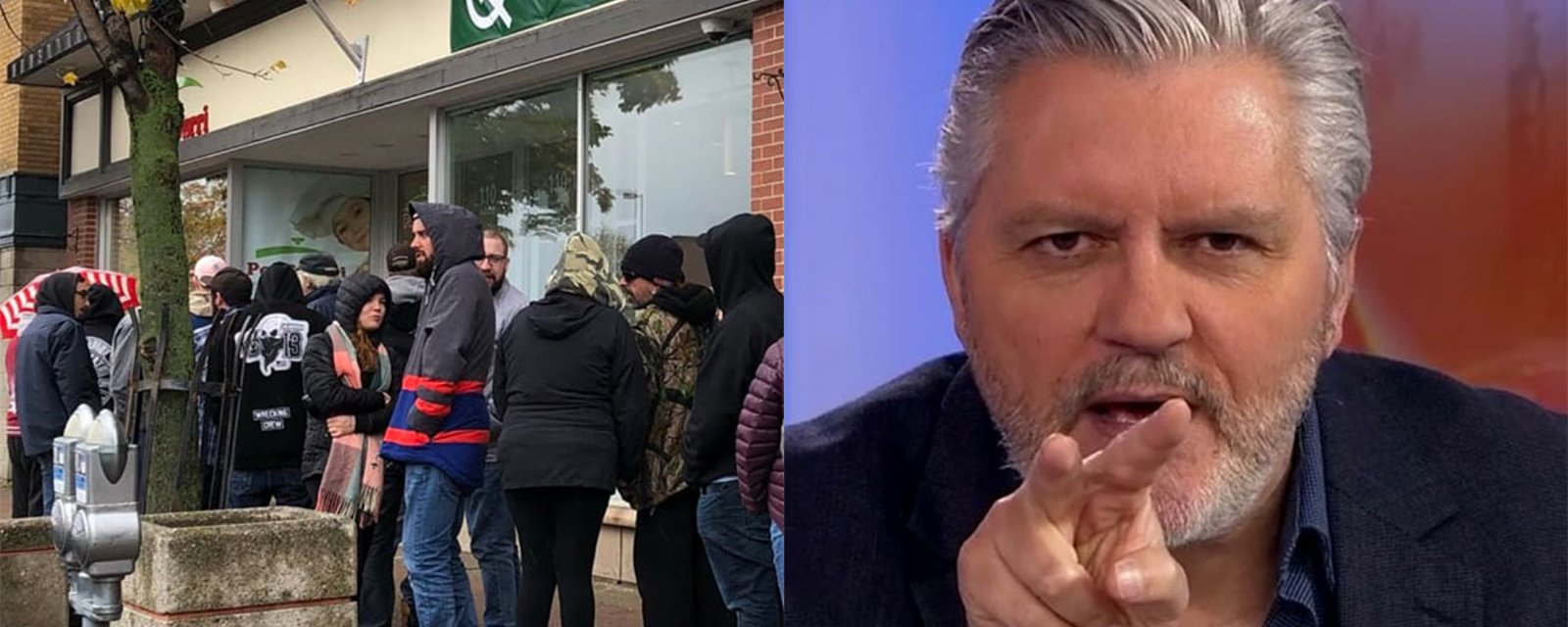 Richard Martineau a un message pour les jeunes qui font la file à la SQDC