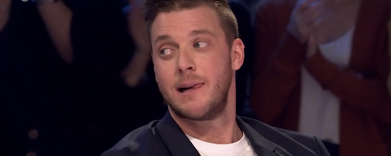 Mathieu Baron ému aux larmes sur le plateau de 1res fois
