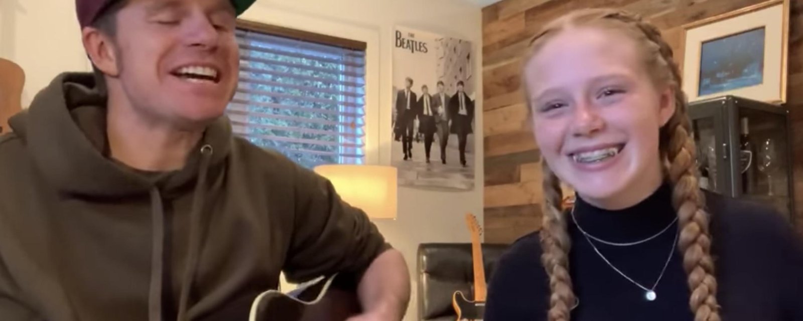 Vincent Vallières nous offre un duo avec sa fille Lili et leur complicité est tout simplement parfaite