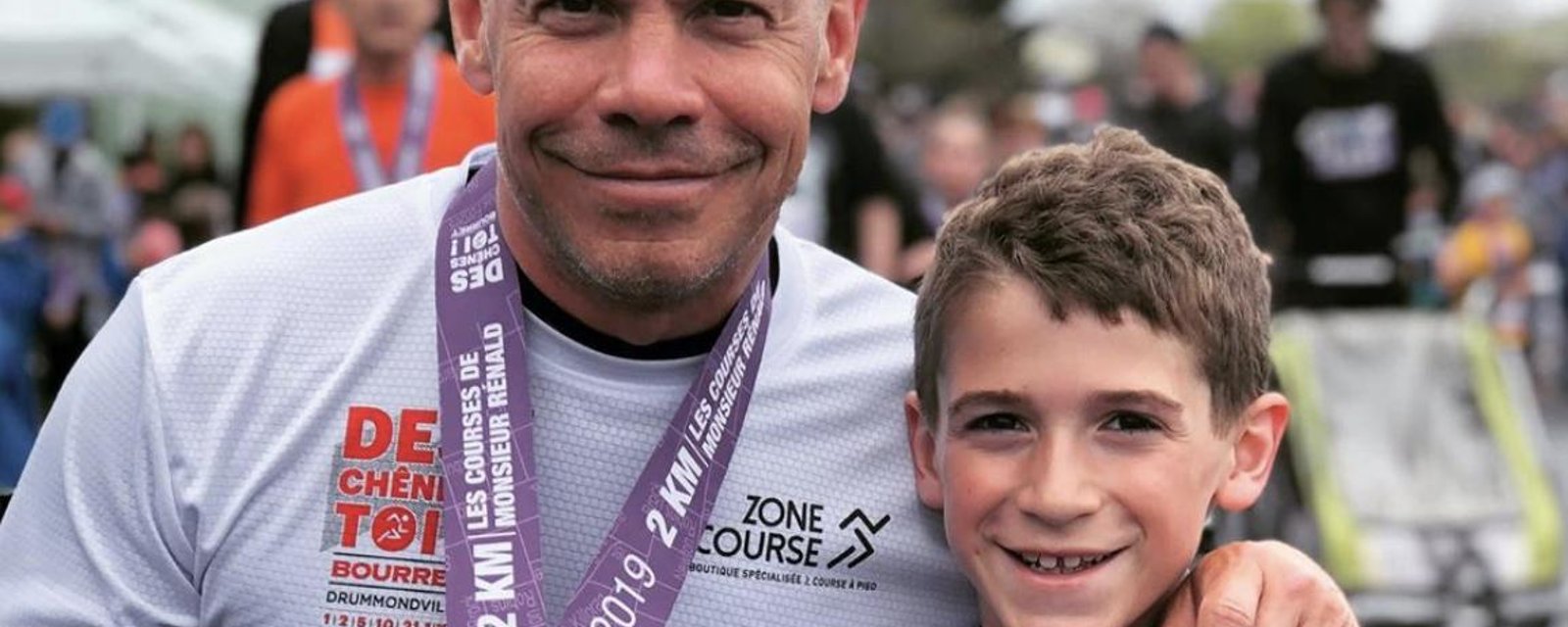 Maxim Martin partage un moment privilégié avec son fils William