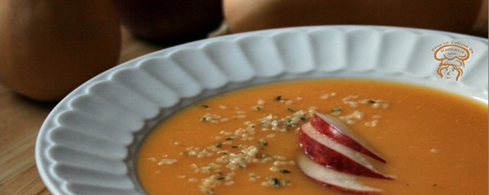 Pommes, courge et sirop d'érable... un potage qui étonnera vos papilles!