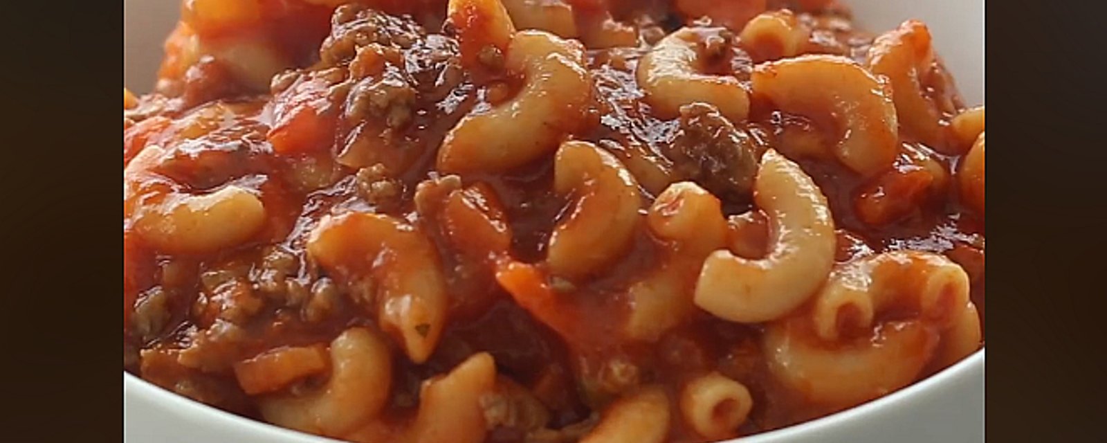 Soupe-repas classique boeuf, tomate et macaroni