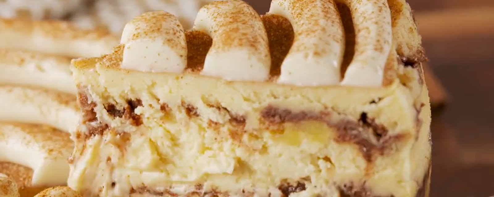 Gâteau au fromage “brioche à la cannelle” - Ma Fourchette