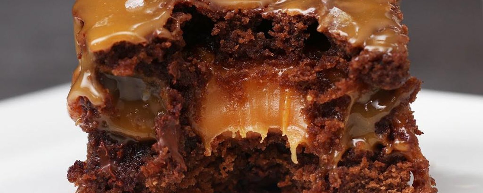 Divins brownies au caramel salé