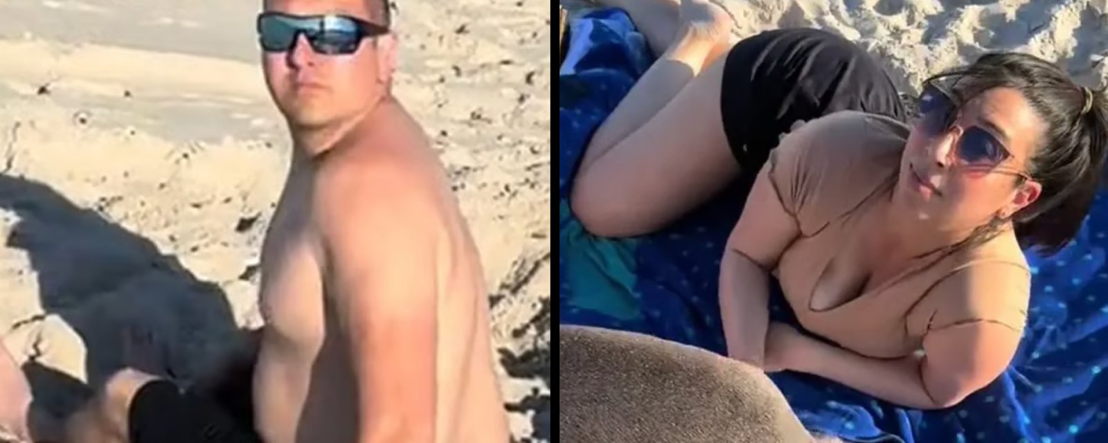 Une femme enceinte de 9 mois surprend son conjoint avec sa maîtresse sur la plage.