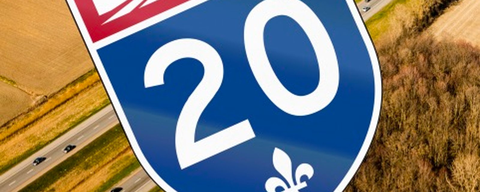 L'autoroute 20 sera fermée dans les deux directions.