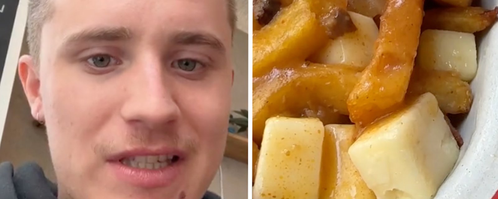 Le jeune humoriste Charles Brunet teste une poutine à Paris et il est vraiment déçu