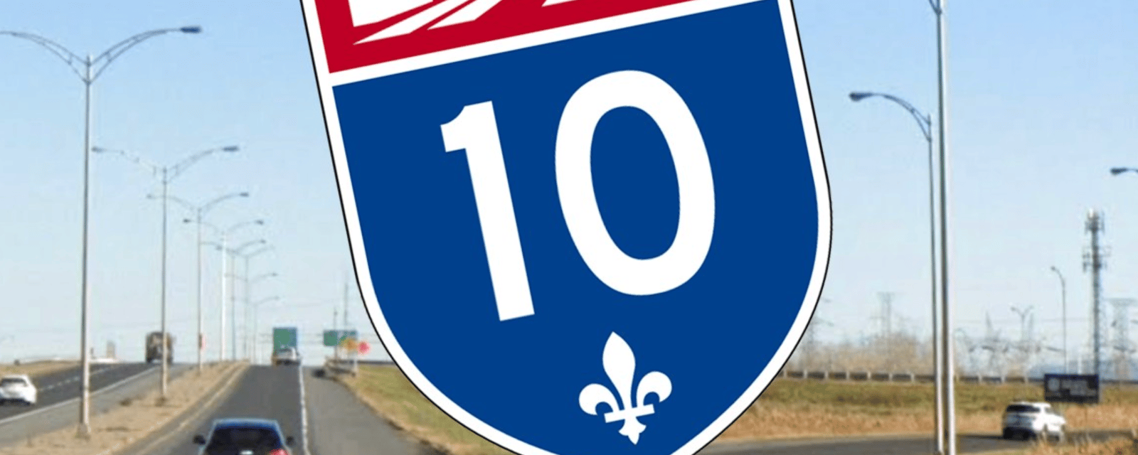 Une portion de l'autoroute 10 sera complètement fermée