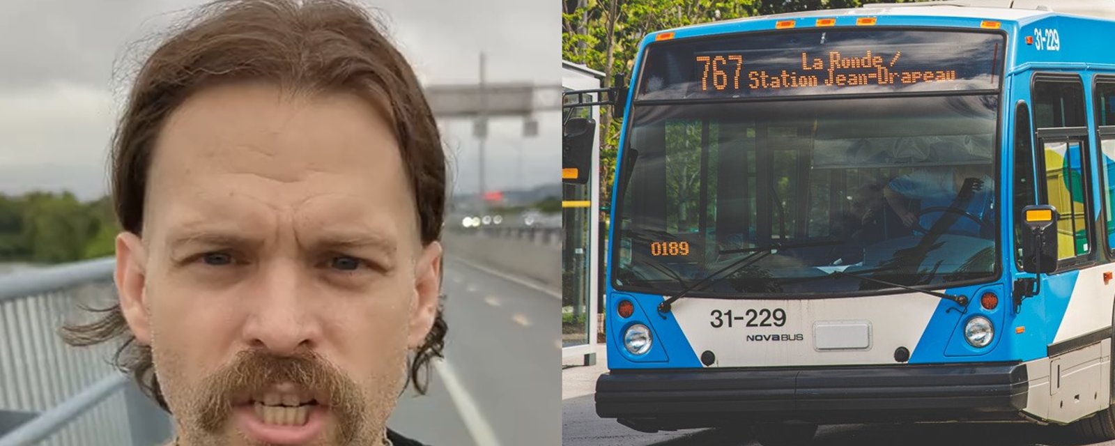 Murphy Cooper s'emporte contre la STM dans une vidéo où il en a long à dire