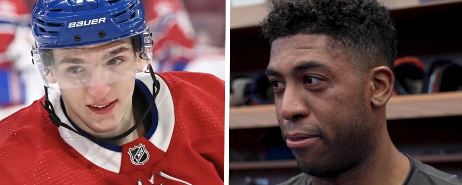 Anthony Duclair y va d'une solide déclaration à l'endroit de Lane Hutson