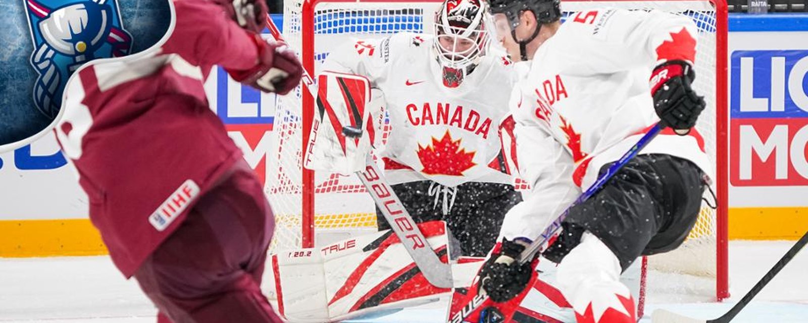 Samuel Montembeault est parfait à son premier match dans le Championnat mondial