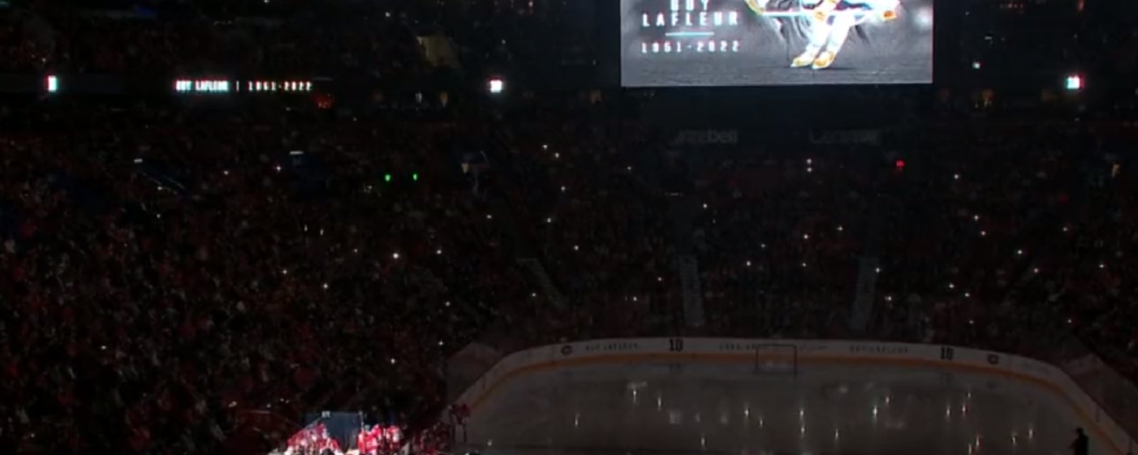 Voici la video complète de l'hommage à Guy Lafleur