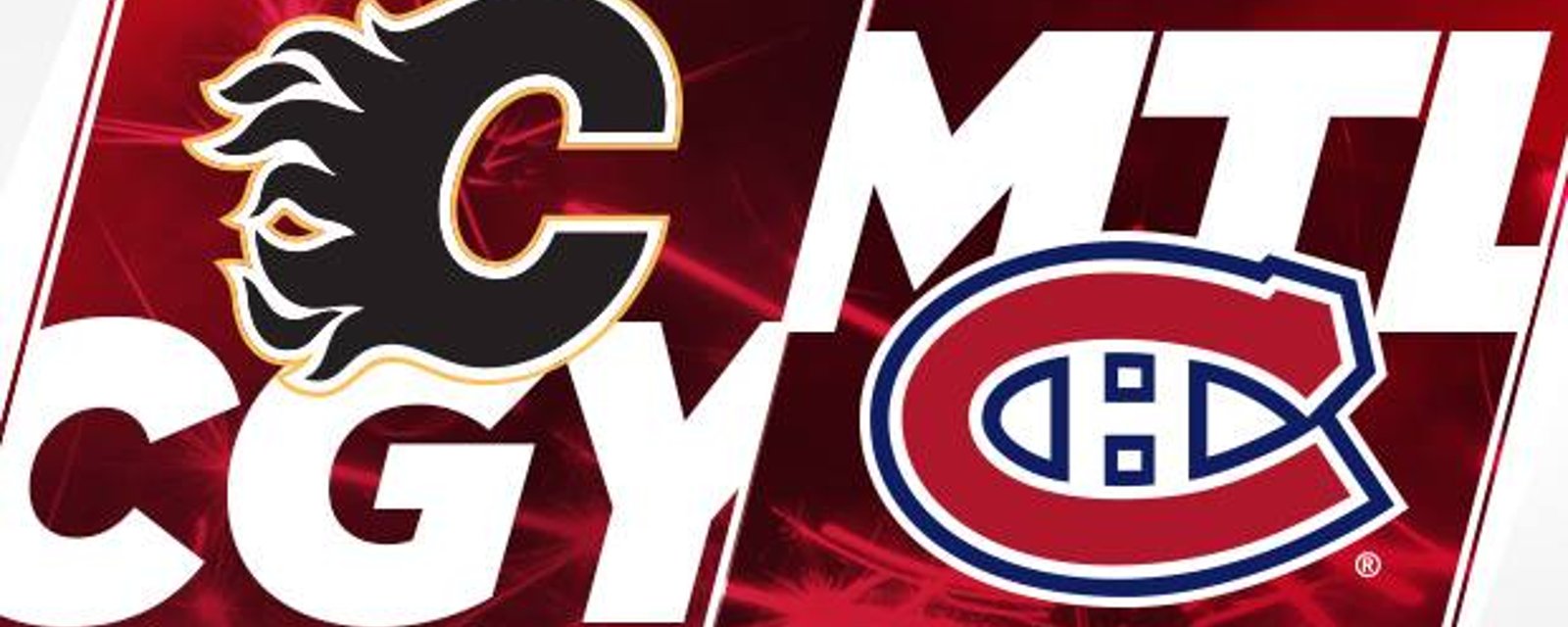 Les Flames dévoilent leur alignement pour leur match face au Canadien