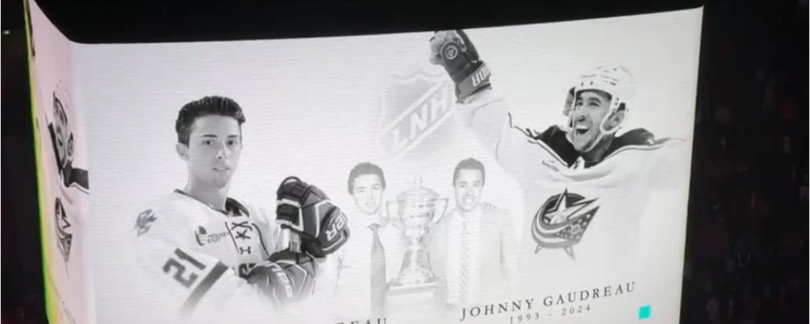 Le Canadien rend hommage à Johnny Gaudreau et son frère Matthew avant la rencontre