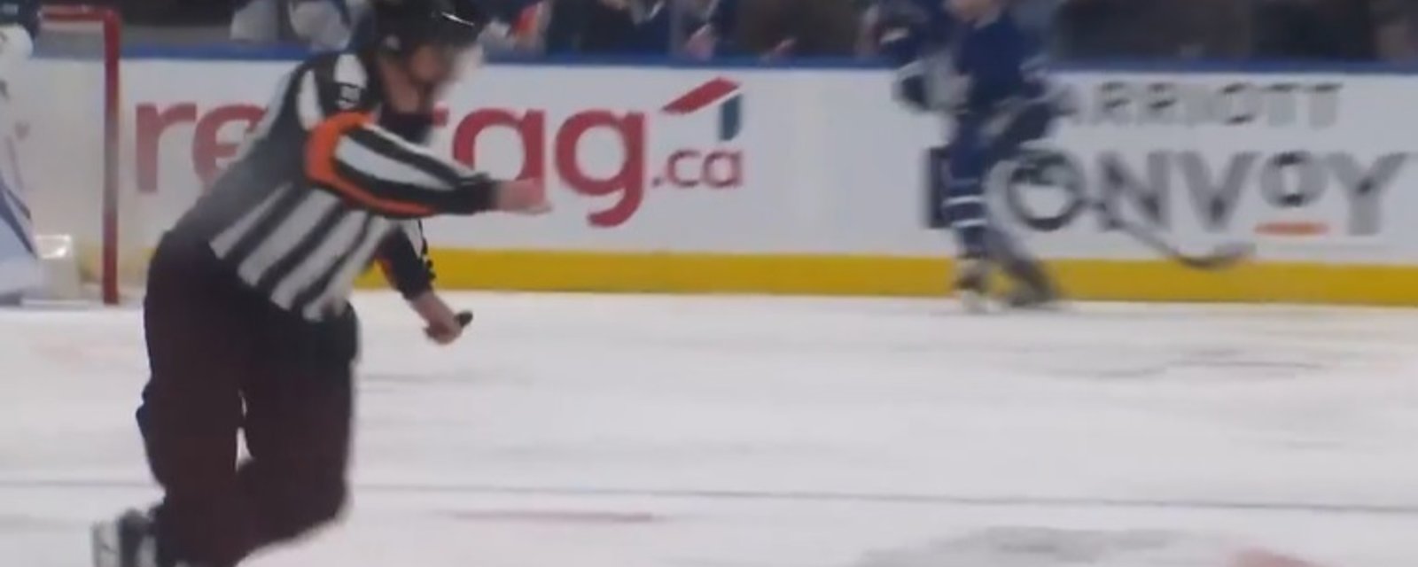 Un arbitre donne accidentellement la victoire aux Maple Leafs