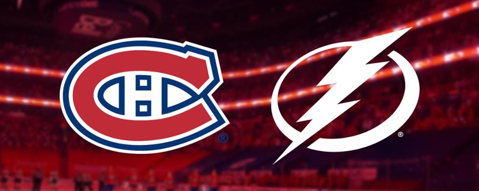 Le Lightning dévoile son alignement pour le match de ce soir face au Canadien